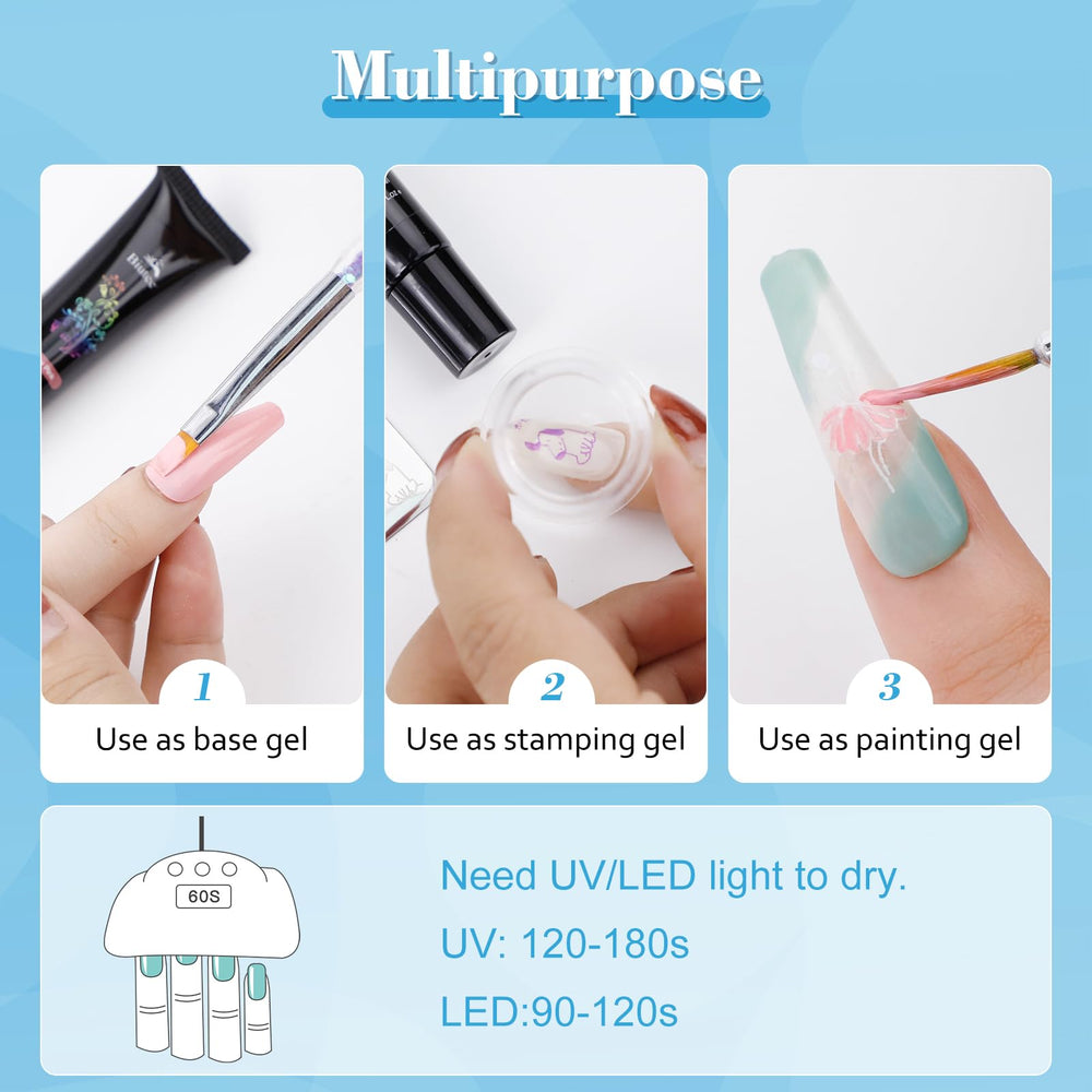 Biutee arte de uñas DIY inspirado por 24 colores para looks variados.