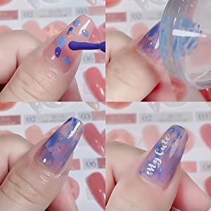 Biutee kit estampado uñas completo, todo lo necesario para diseños variados.
