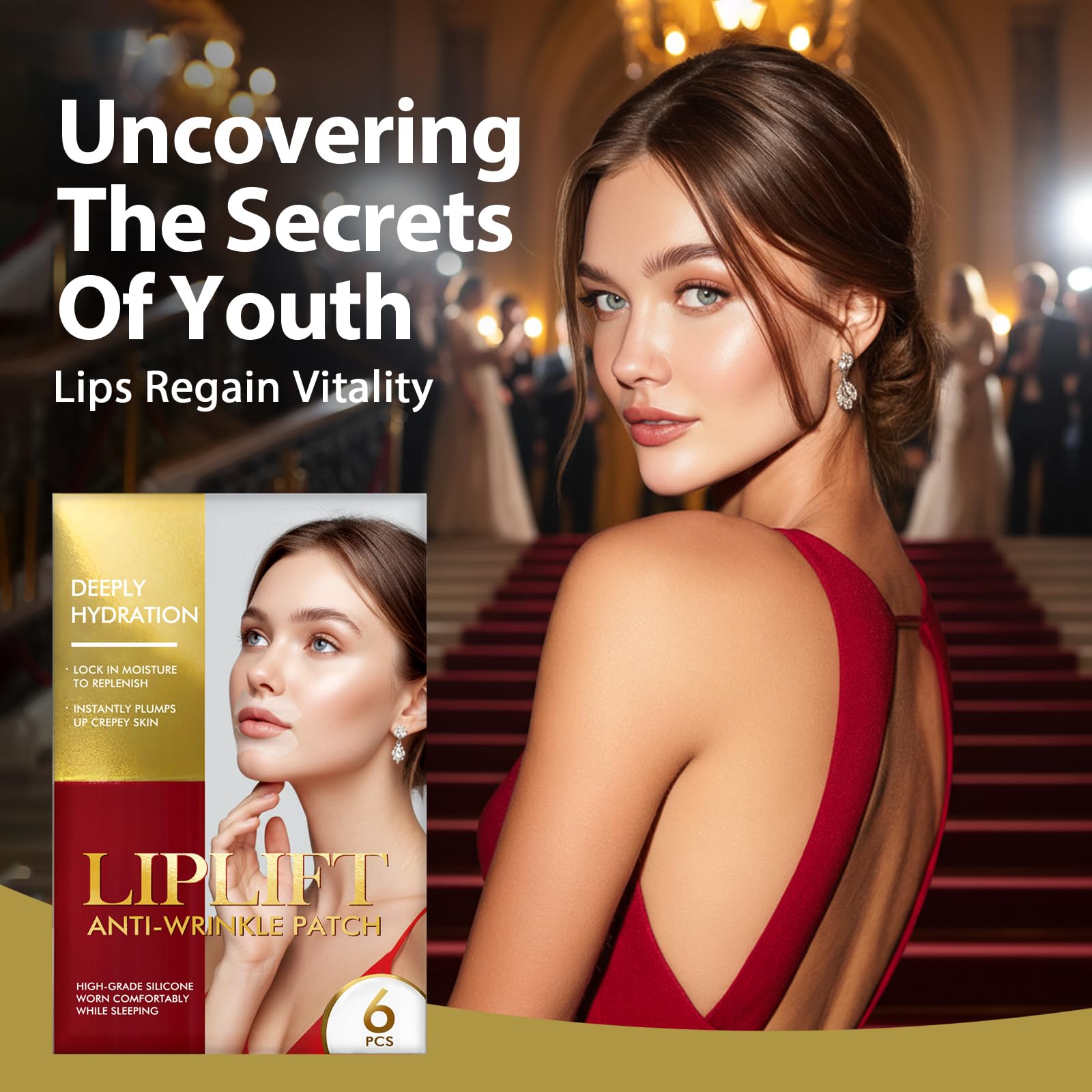 Parches Bizzico Labios Suavidad Noche: se adaptan al contorno para una experiencia cómoda.