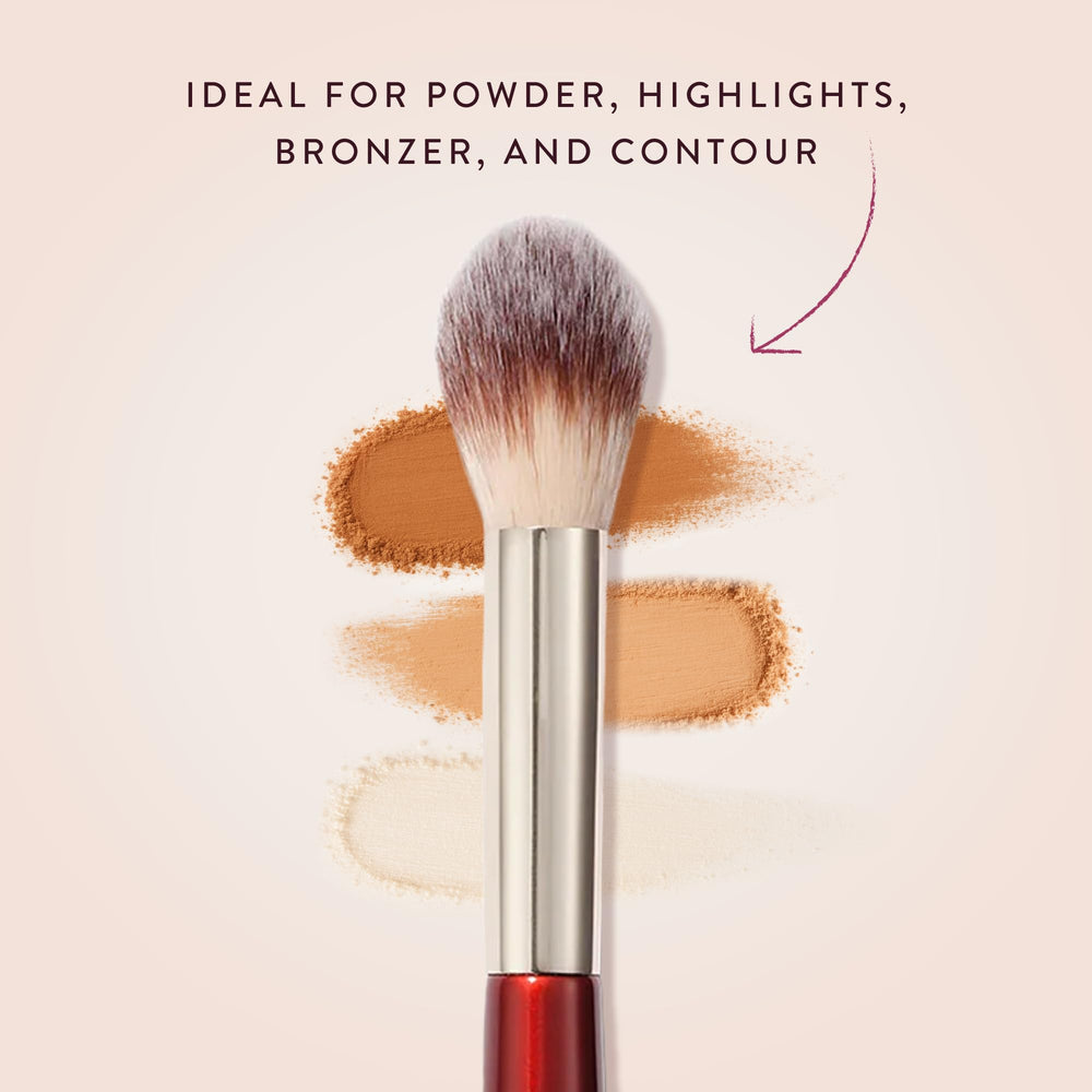 BK BEAUTY 108 pincel iluminador natural para resaltar pómulos