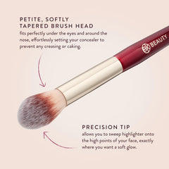 BK BEAUTY 108 pincel pelo vegano suave para piel sensible