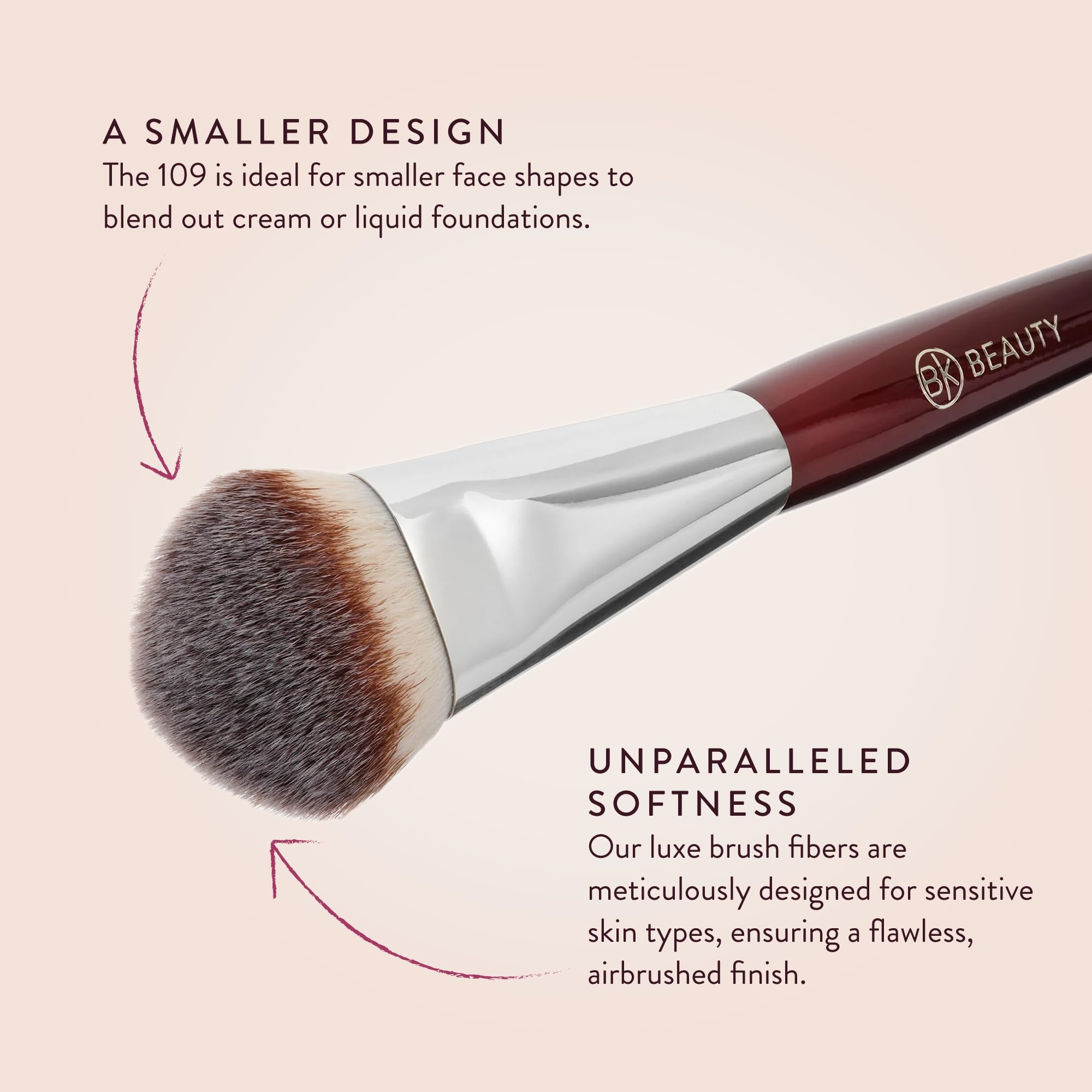 BK Beauty 109 para iluminador: define un resplandor sutil.