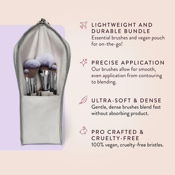 Brocha concealer Angie para corrección debajo de ojos