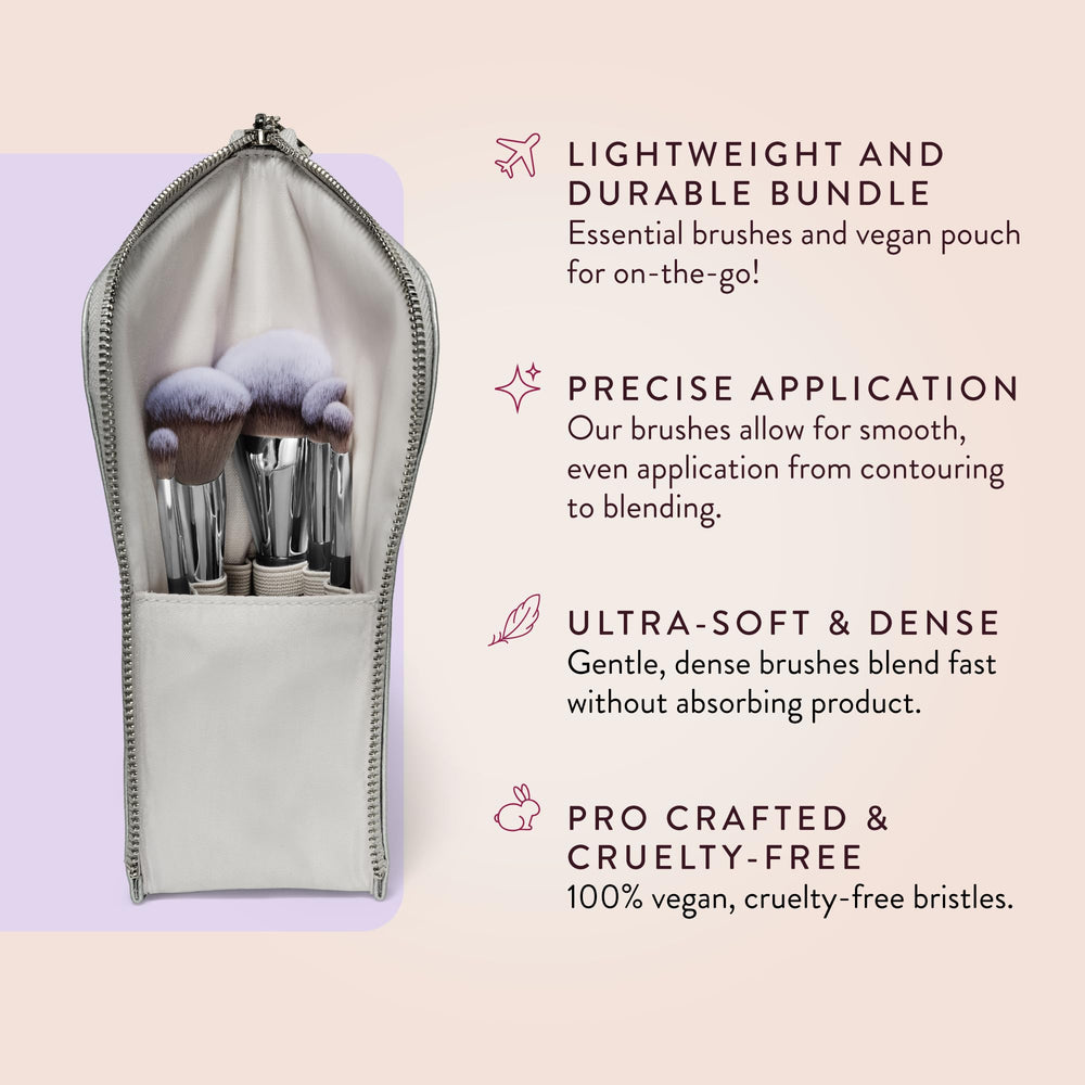 Brocha concealer Angie para corrección debajo de ojos