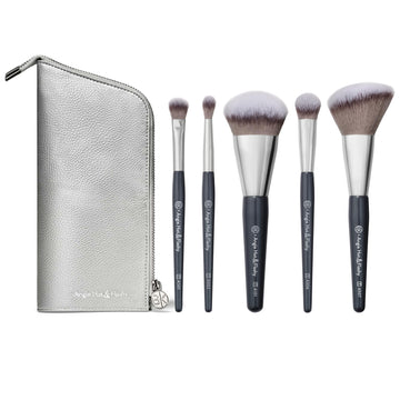 Conjunto Angie de BK Beauty, estuche de viaje con brochas para base