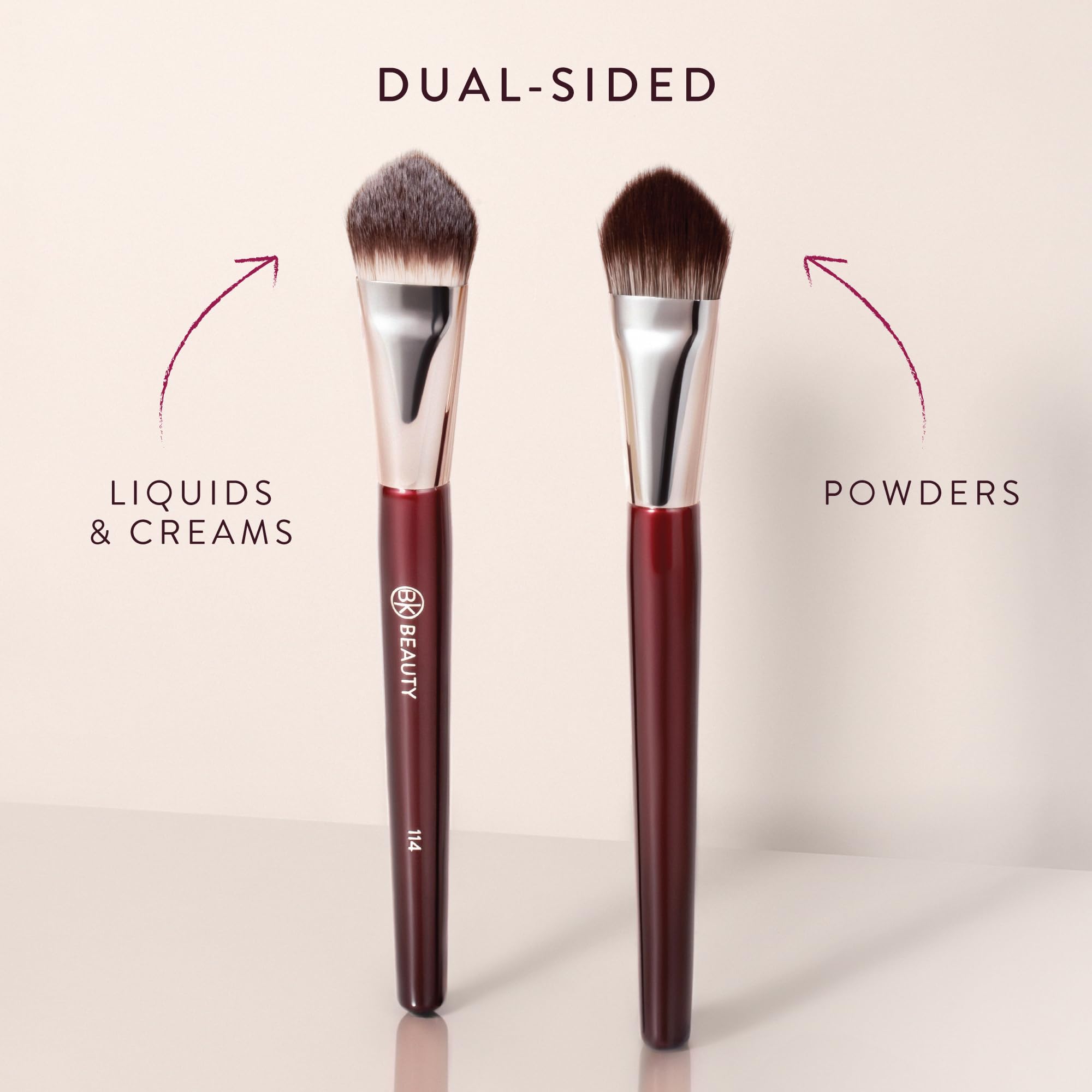 BK Beauty Core Complexion Trio: fibres véganes et sans cruauté pour une routine éthique.