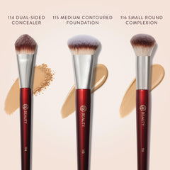 BK Beauty Core Complexion Trio: pinceau correcteur double-face pour application précise et fixation.