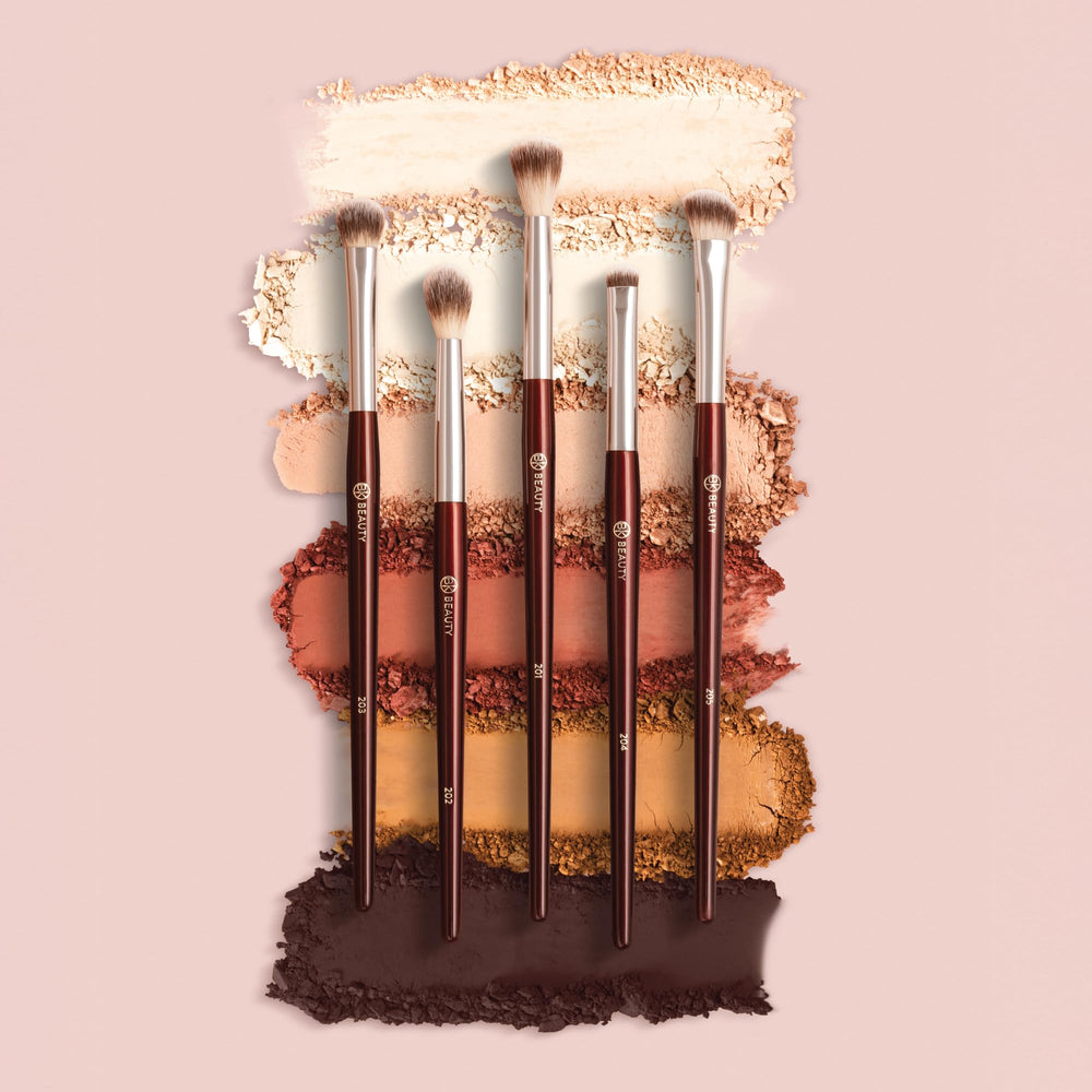BK BEAUTY Essentials Brush Set, estuche transporte para viaje organizado
