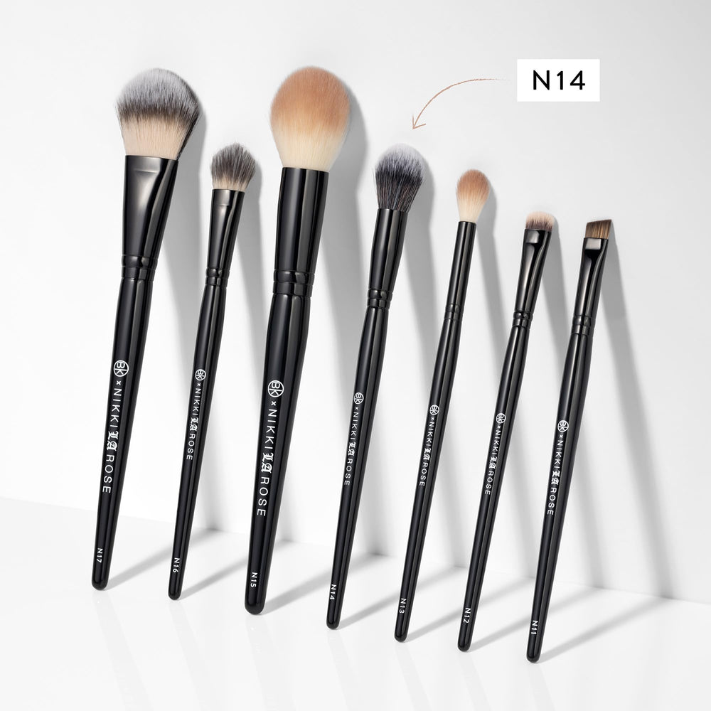 Utilisation quotidienne comfortable avec le pinceau N14 BK BEAUTY, poils sans cruauté