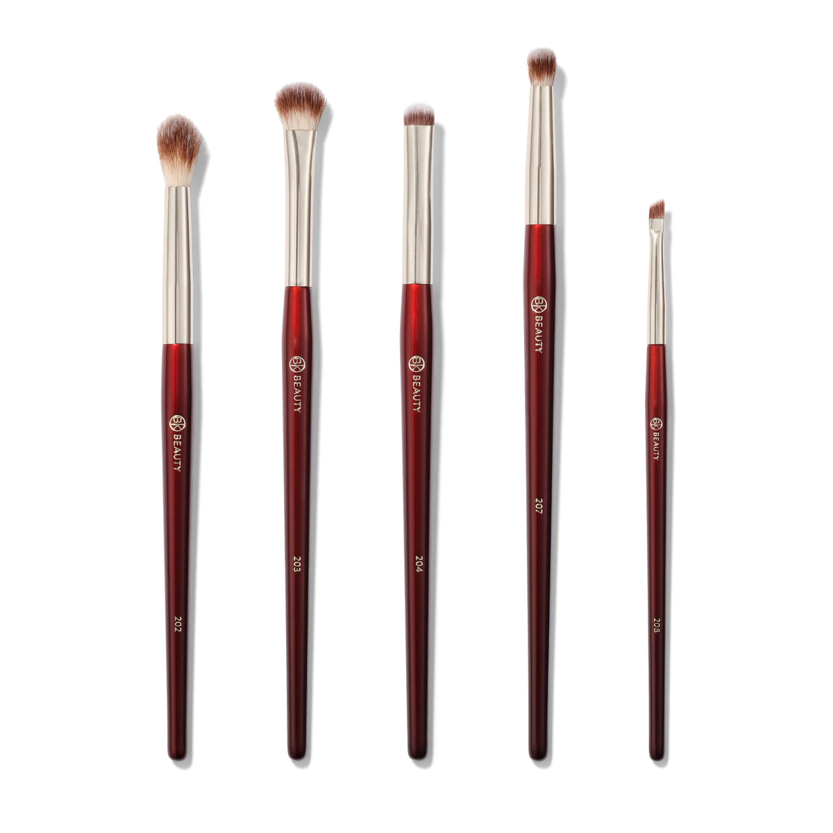 BK Beauty set de pinceles para ojos, definición suave en ojos pequeños.