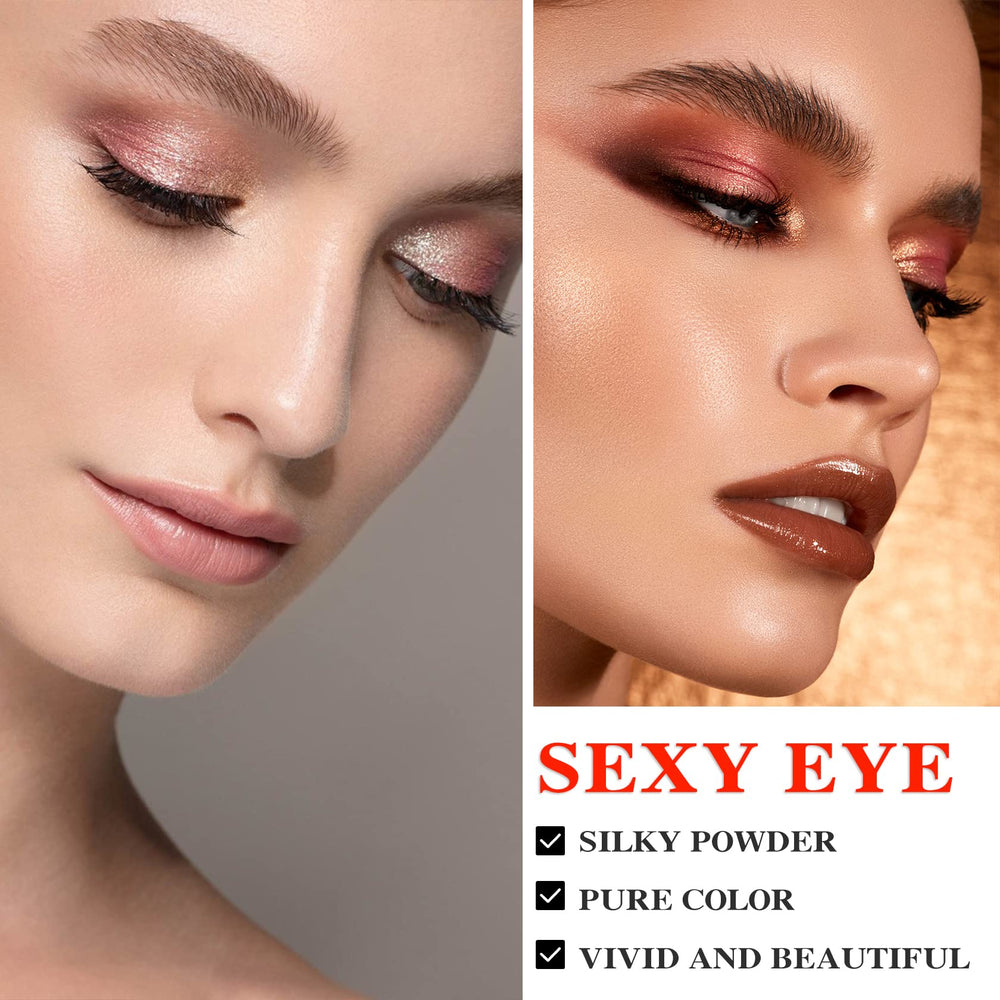Con BKPPLZP, las sombras neutras mate permiten mezclar para efectos versátiles.