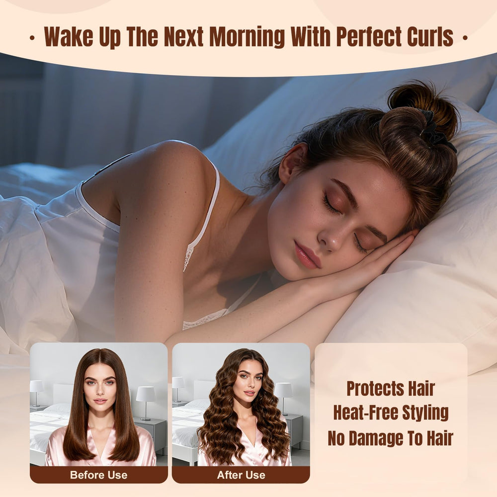 BLAAROOM kit rizadores sin calor 3p, ideal para todo tipo de pelo.