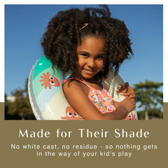 Black Girl Sunscreen Kids aplicación suave SPF 50 para piel en juego.