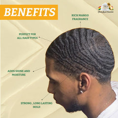 Definición de ondas profundas con Money Mango Pomade de Black Lavish Essentials