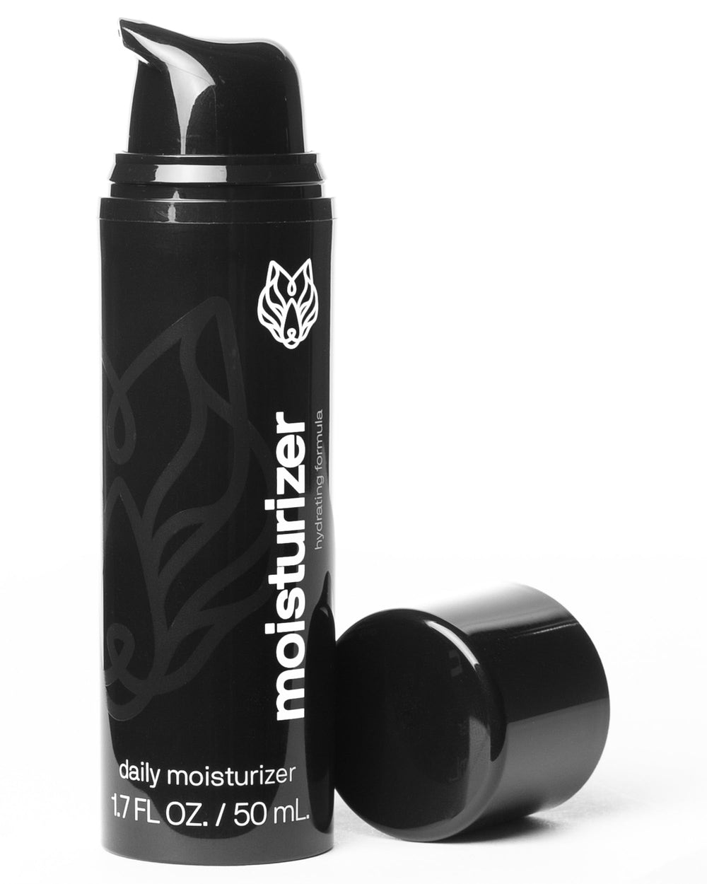 Gel hidratante Black Wolf para rostro, sensación fresca y ligera tras la limpieza.