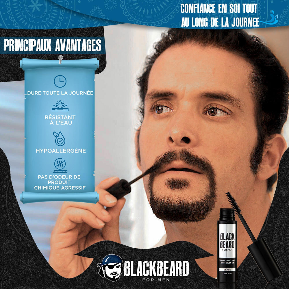Blackbeard for Men: hipoalergénico para piel sensible y aplicación suave.