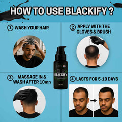 Blackify cobertura natural para un aspecto más completo.