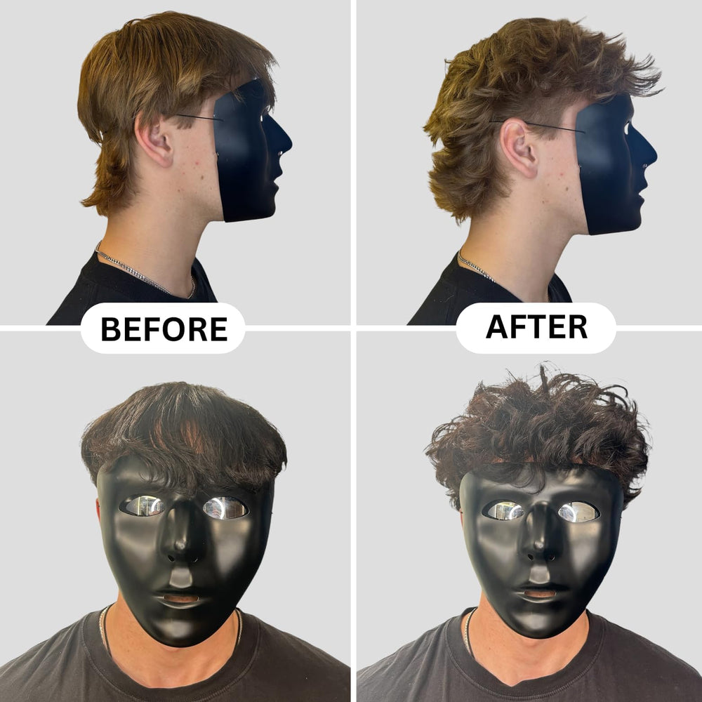 Cabello texturizado con acabado seco y ausencia de grasa con BlackMask