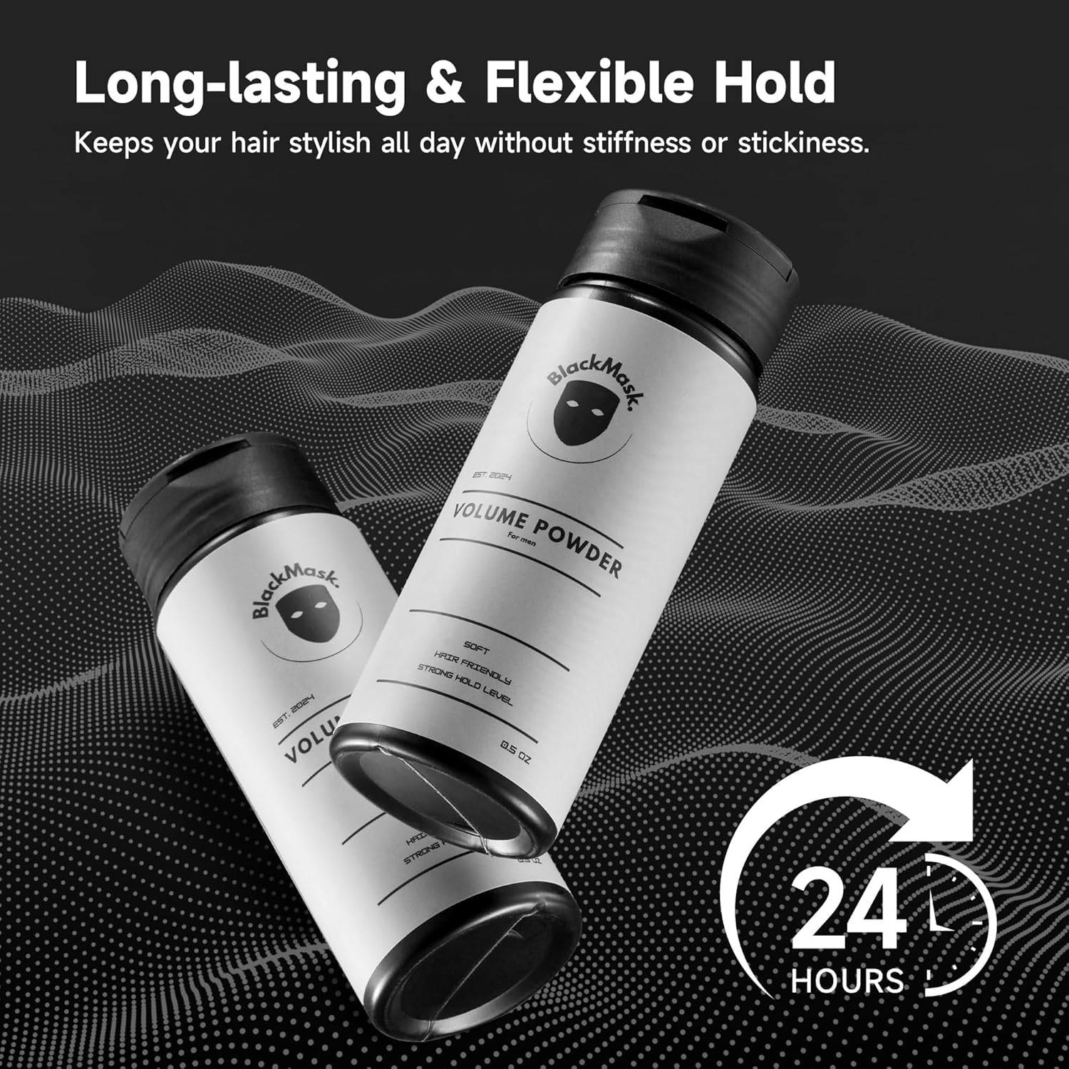 BlackMask cuidado cuero cabelludo, exfoliación suave con púmice para sensación fresca.