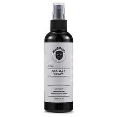 BlackMask spray de sal marina en botella para volumen ligero y textura natural.