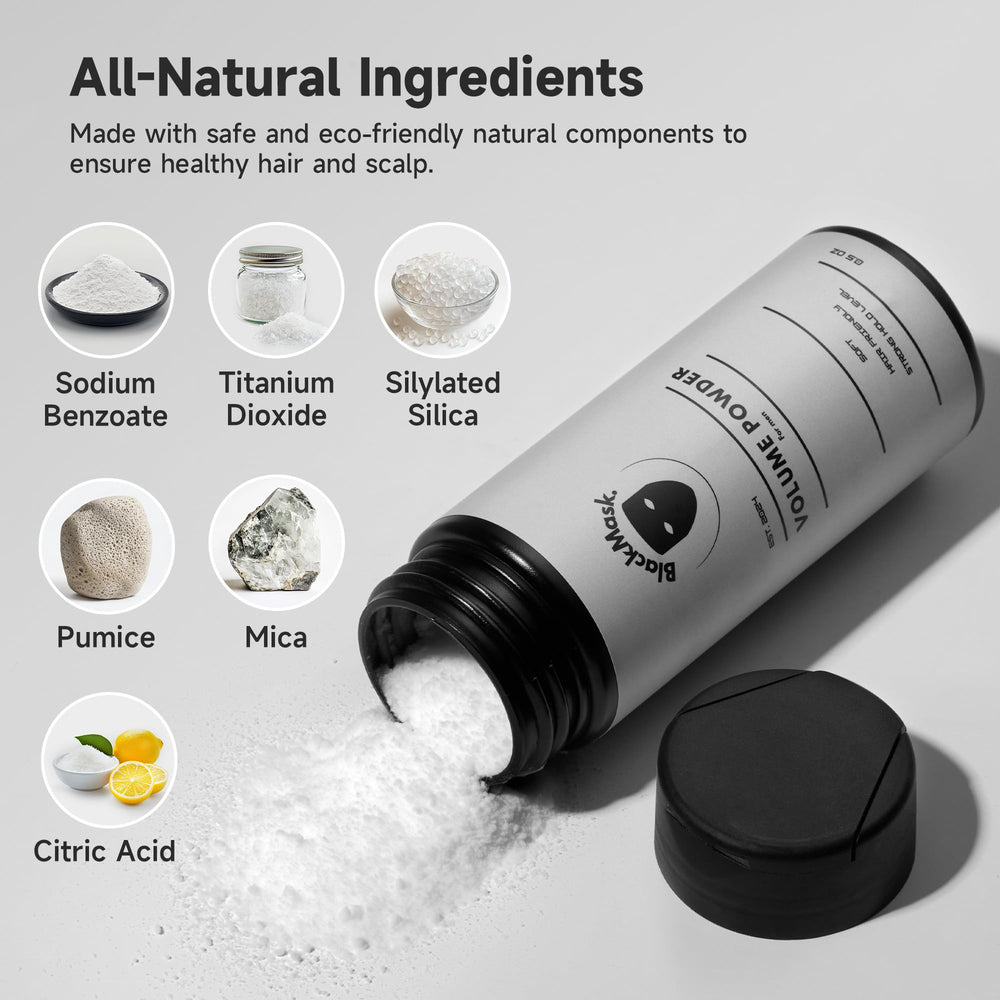 BlackMask Texture Poudre – pack double pratique pour deux pots.