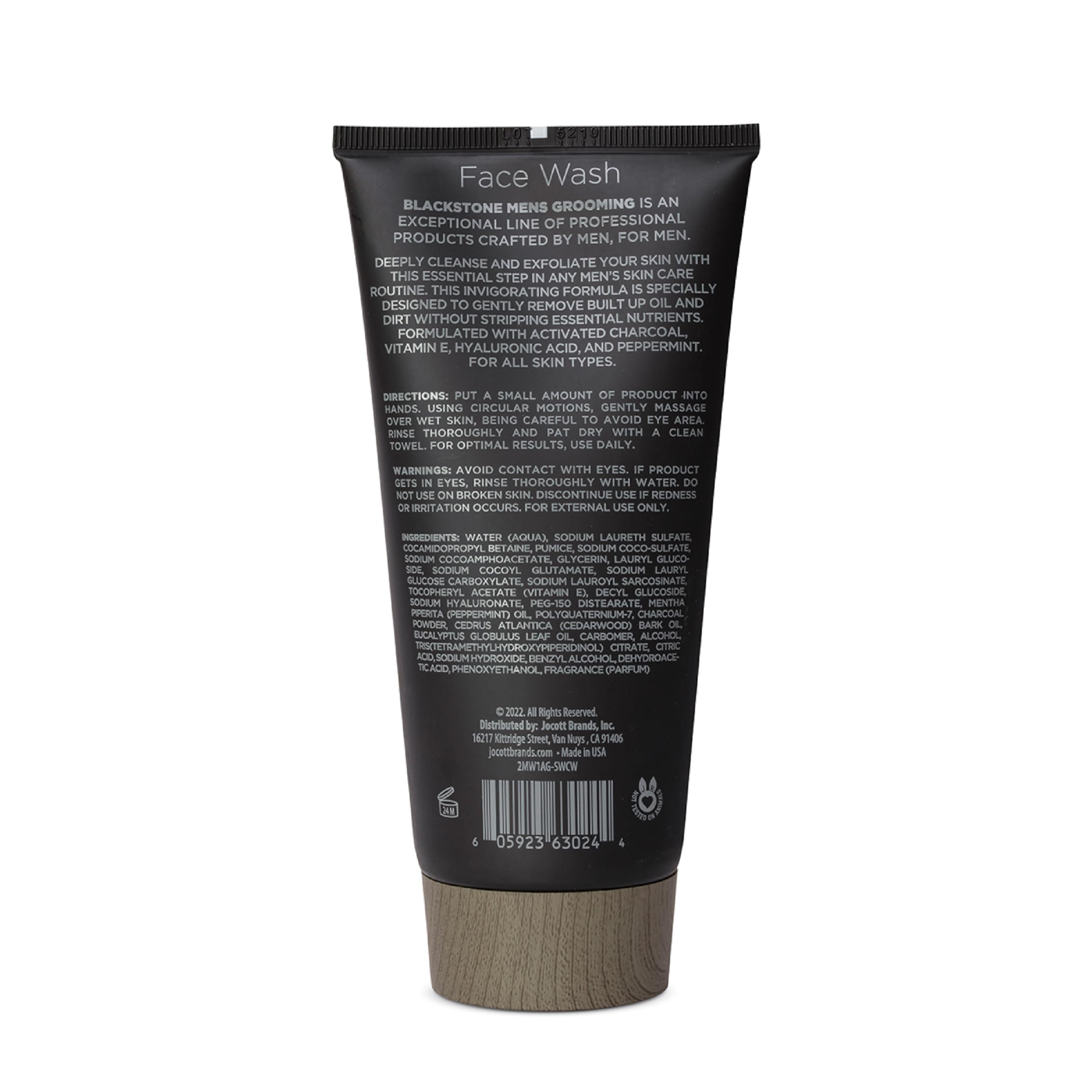 Blackstone detox espuma suave para limpieza facial diaria.