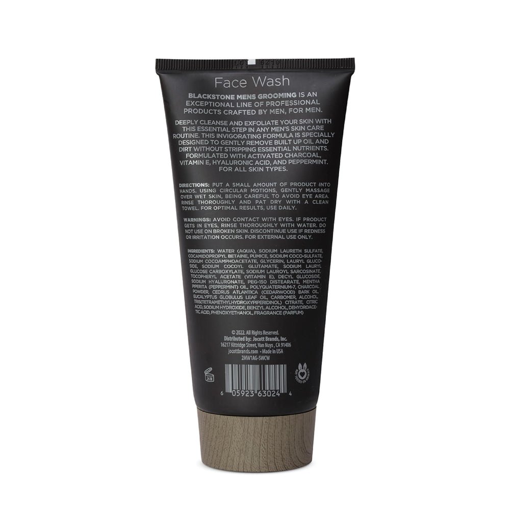 Blackstone detox espuma suave para limpieza facial diaria.