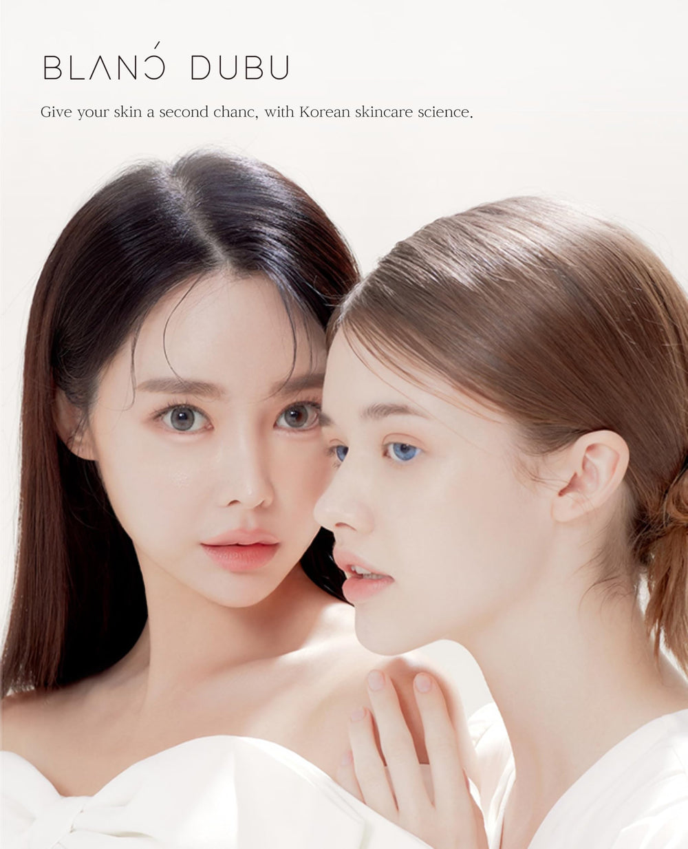 BLANC DUBU Nuborn crème Ingrédients lait d’Âne et collagène pour nourrir.