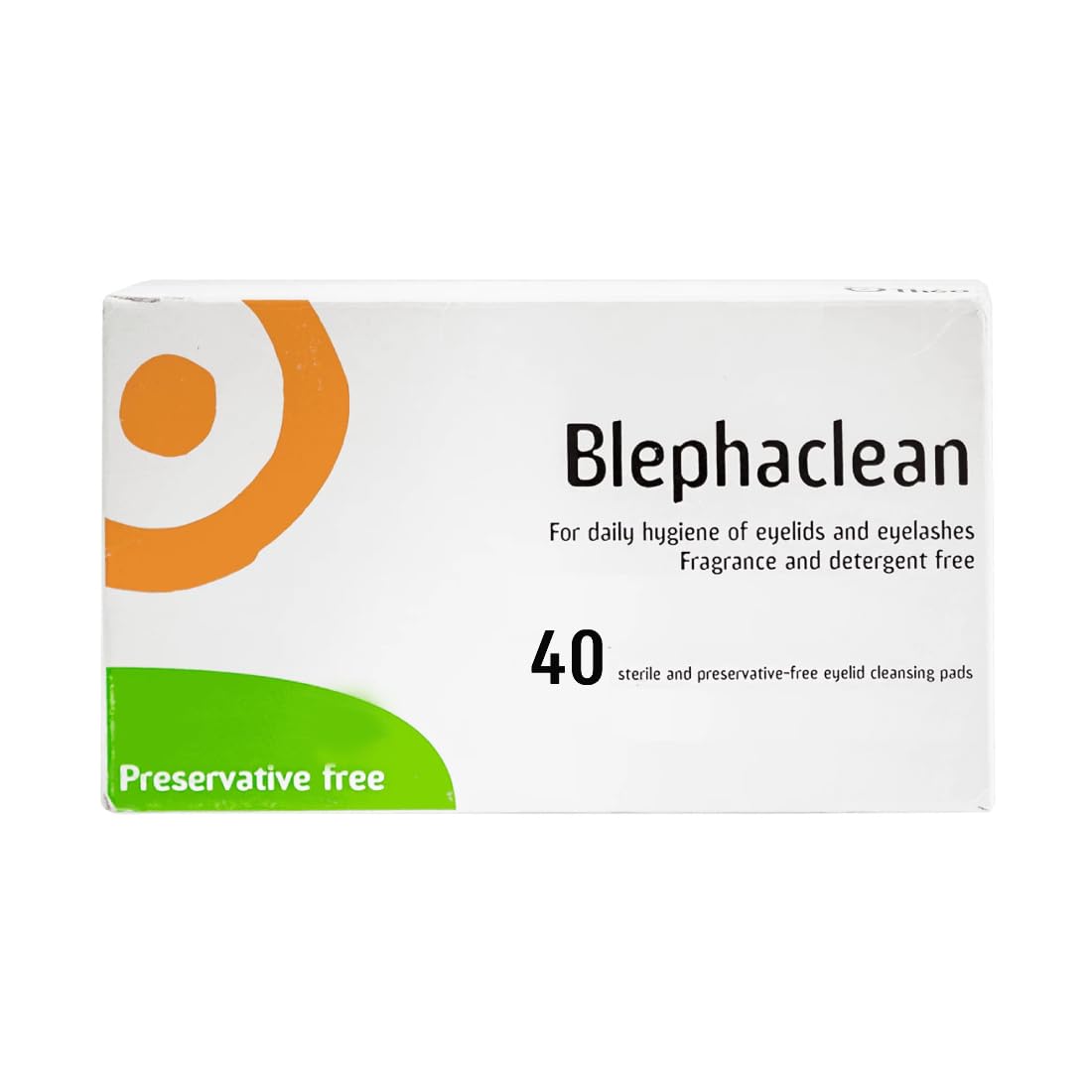 Blephaclean essuie-paupières stériles pour une hygiène oculaire sûre.