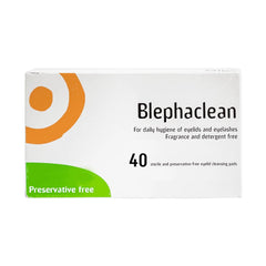 Blephaclean essuie-paupières stériles pour une hygiène oculaire sûre.