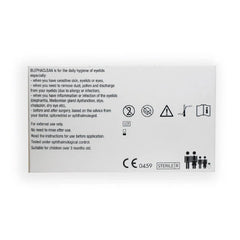 Blephaclean sachet refermable pour une utilisation rapide et hygiénique.