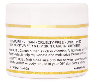 Ritual capilar con manteca cacao cruda para cabello nutrido.