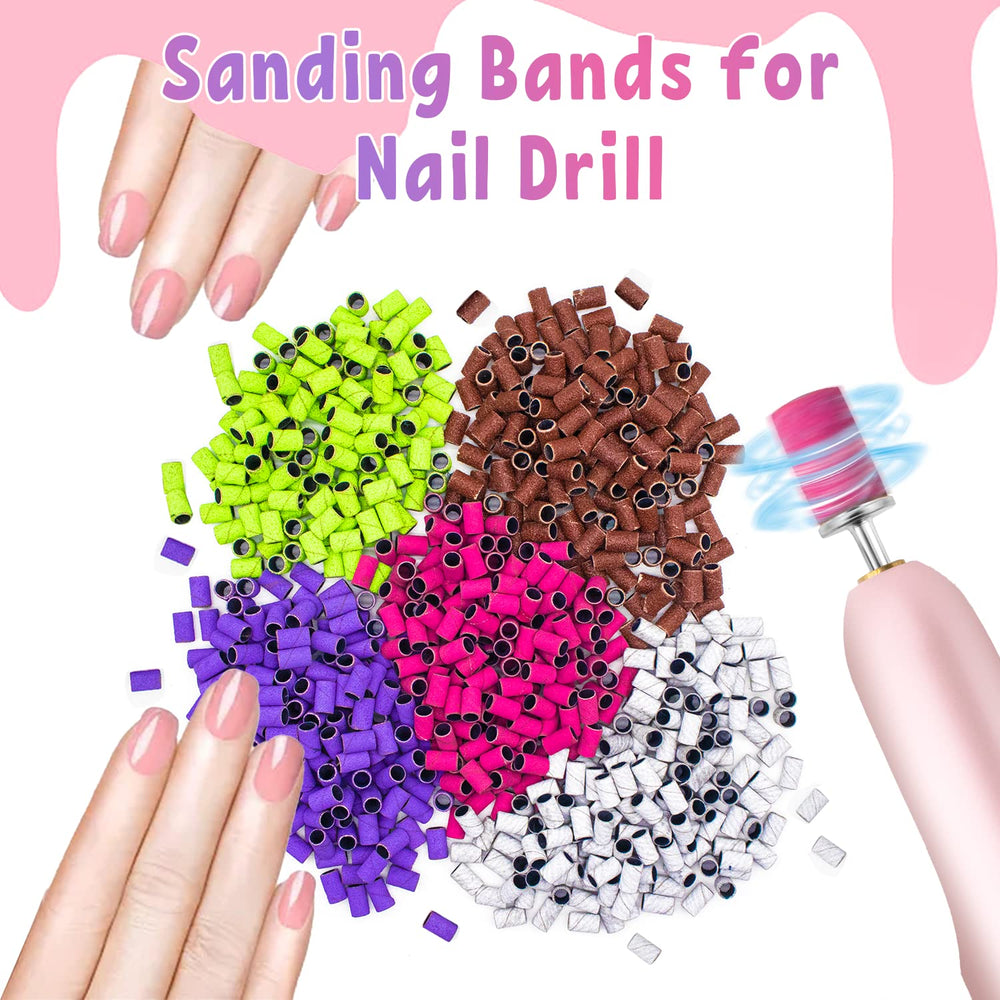 BLESWIN: 100 piezas de lijas para uñas, ideal para manicura y pedicura.