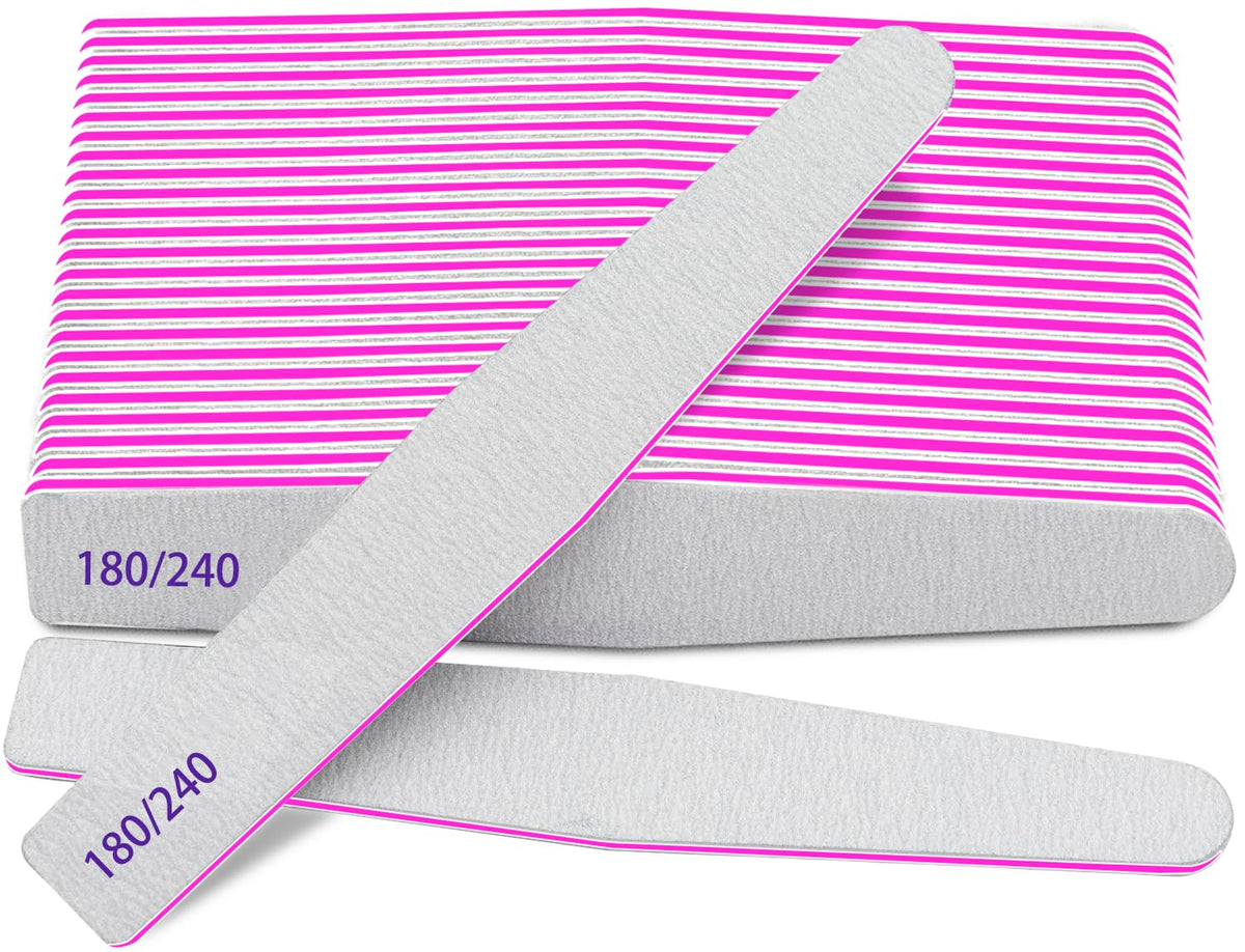 Lima profesional BLESWIN para uñas, grano 180/240, suavidad y control.