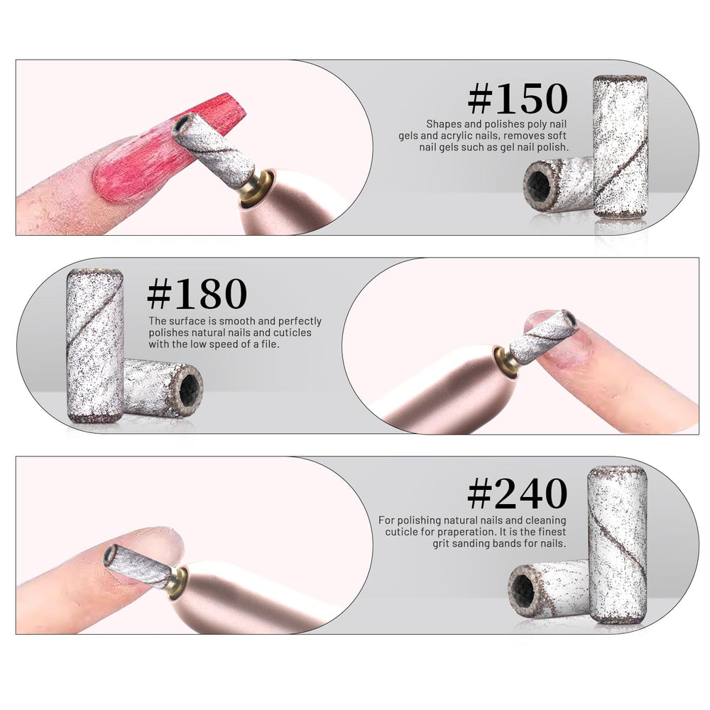 BLESWIN mandril mini 3-32 pulgadas compatible con lijadoras de uñas.