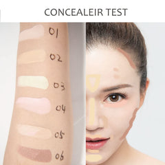 BliBling Paleta Correctora 6 en 1, muestra de color para igualar tono.