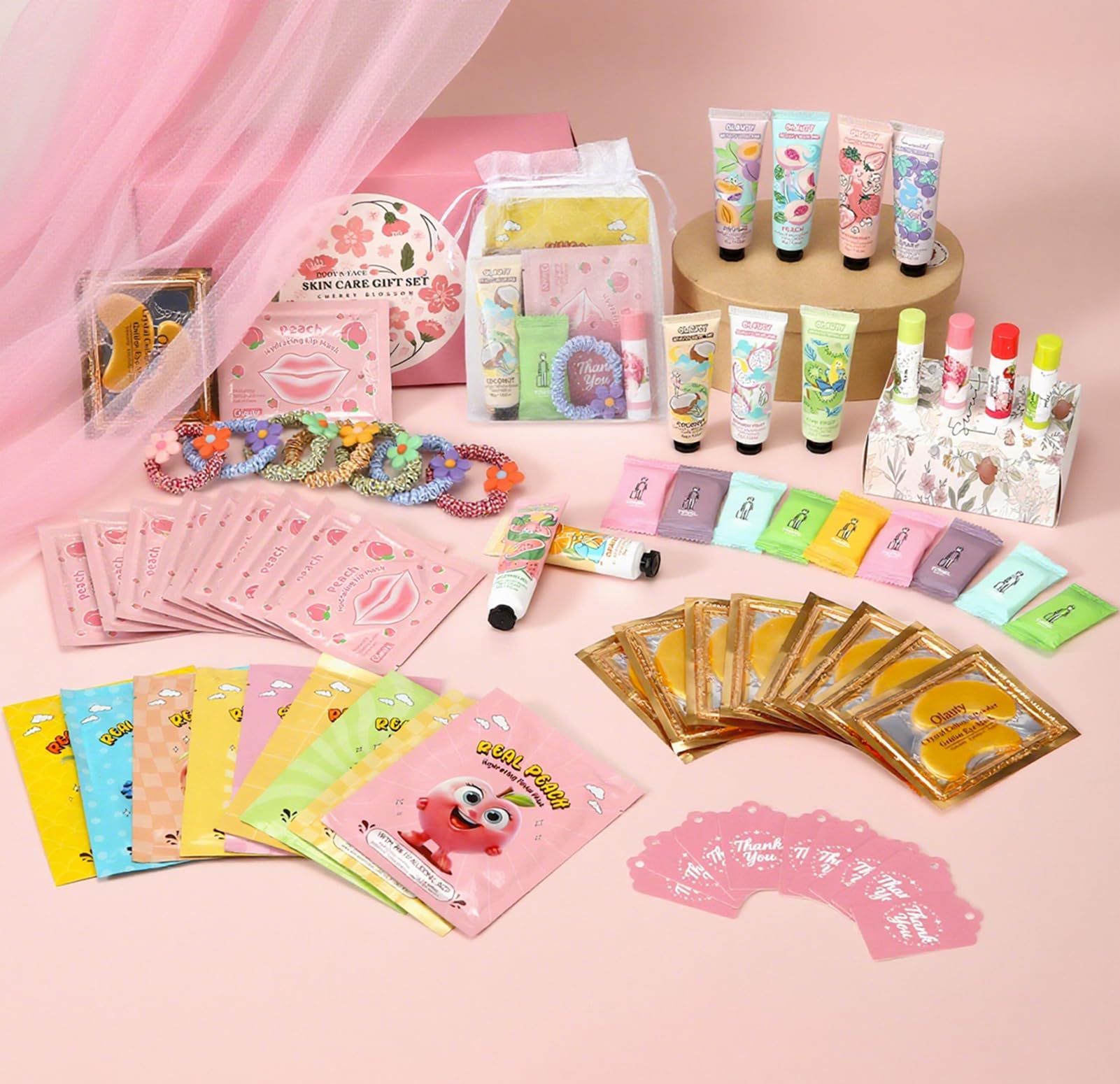 BliBling tarjetas regalo para organizar el kit de cuidado de la piel
