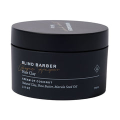 Blind Barber Bryce Harper Arcilla para cabello, frente: acabado mate y textura definida.