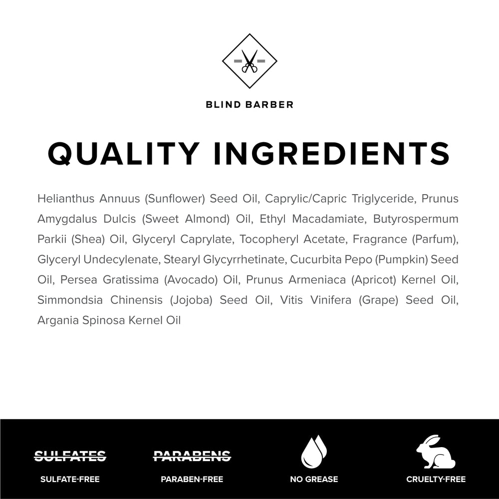 Blind Barber espíritu de barbería fomenta comunidad y cuidado en cada producto.