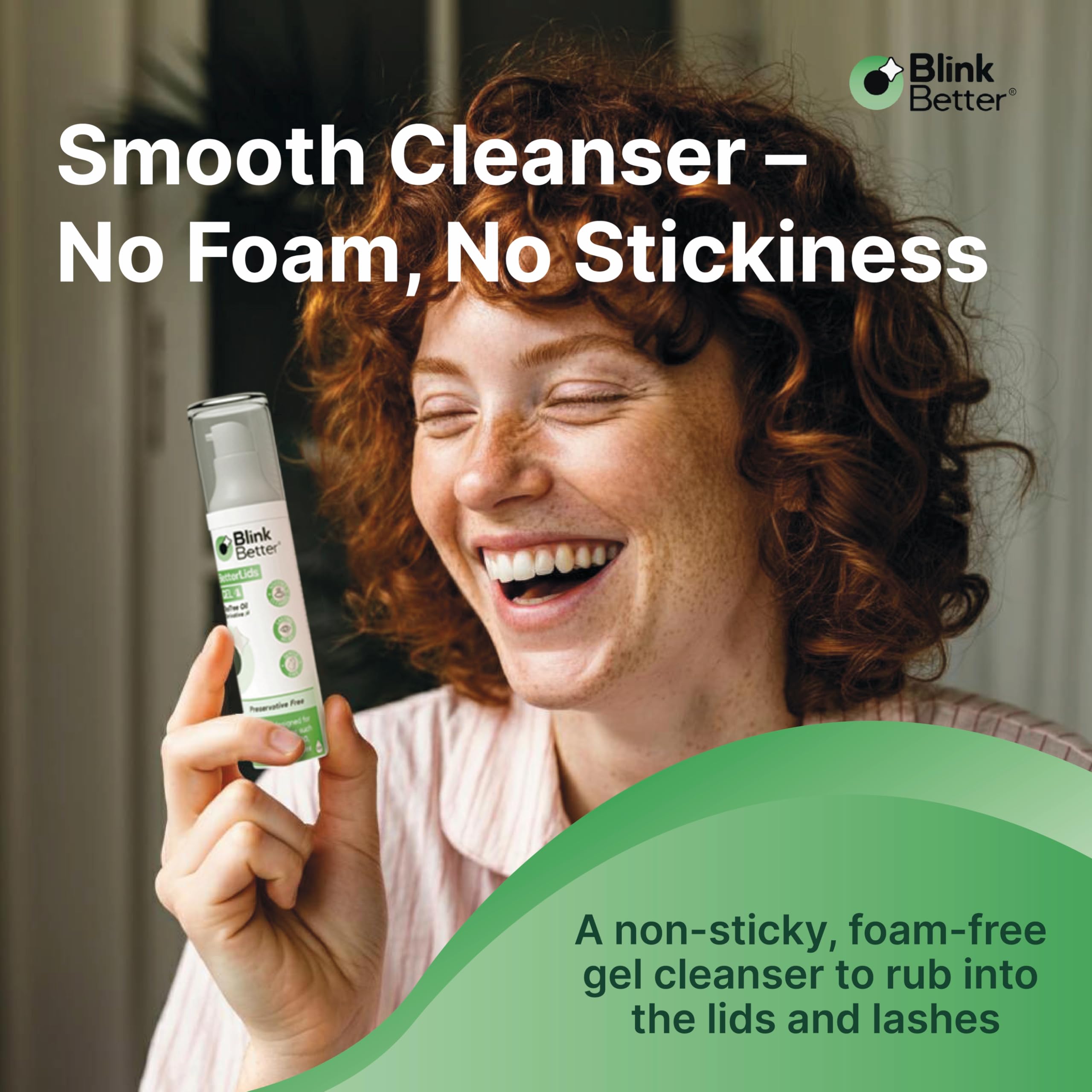 Activos para cuidar la barrera cutánea con BetterLids, sensación de piel protegida.