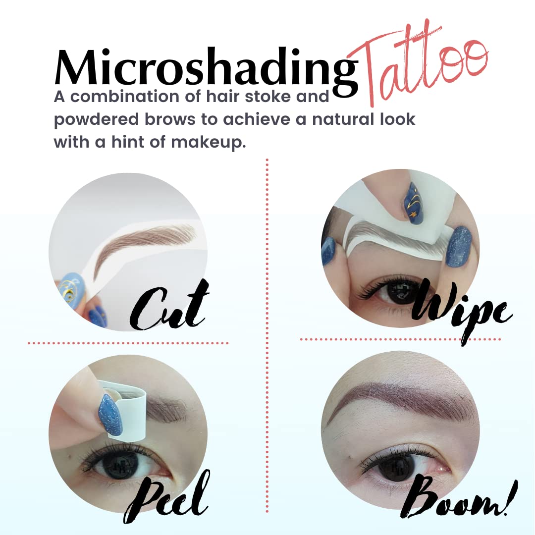 Bliss and Beyond USA soft hair-stroke tattoos for natural-looking brows.