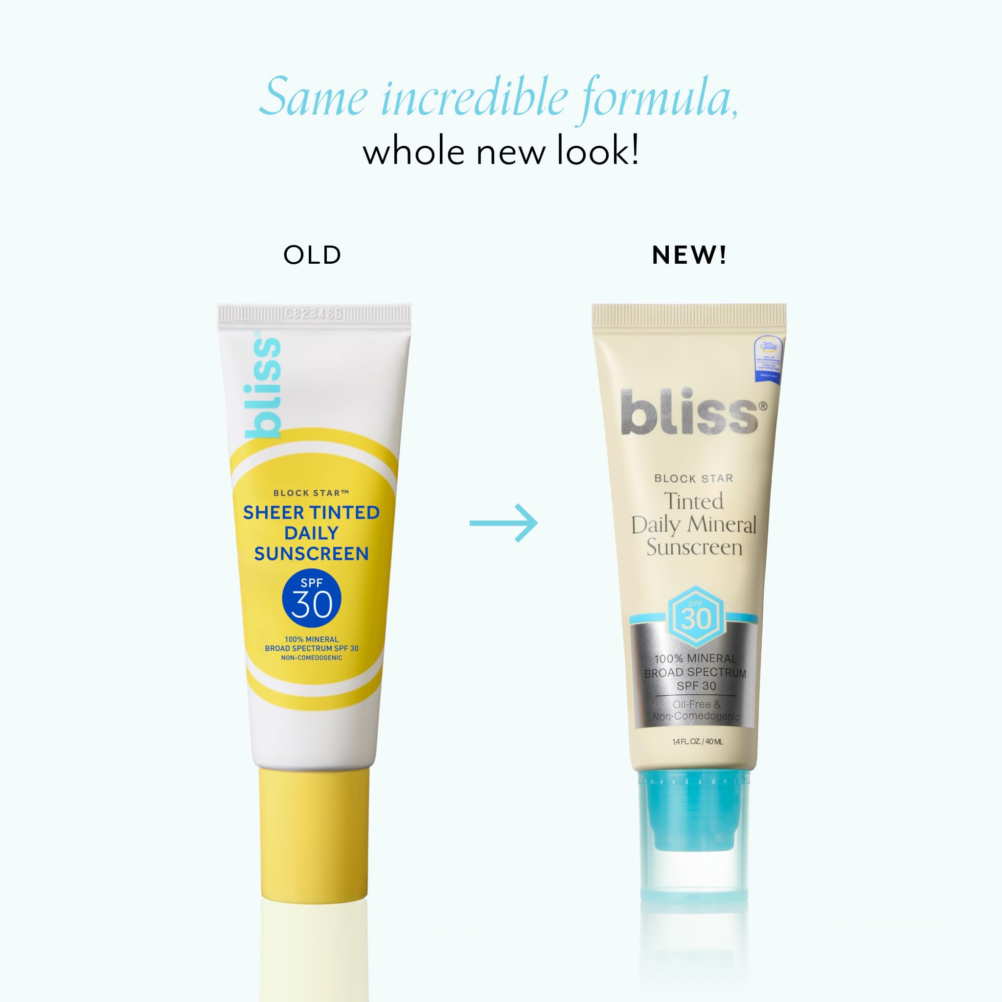 Bliss Block Star SPF 30, aplicación suave en rostro para un look natural
