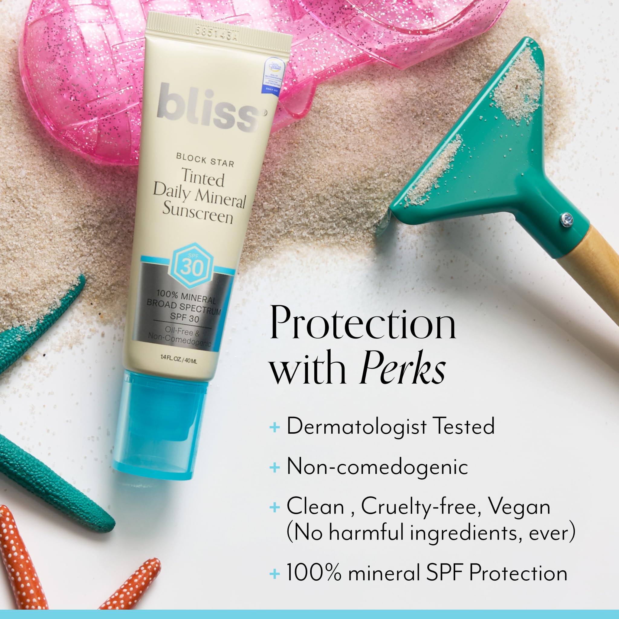 Bliss Block Star SPF 30, tono universal que se adapta a cualquier piel