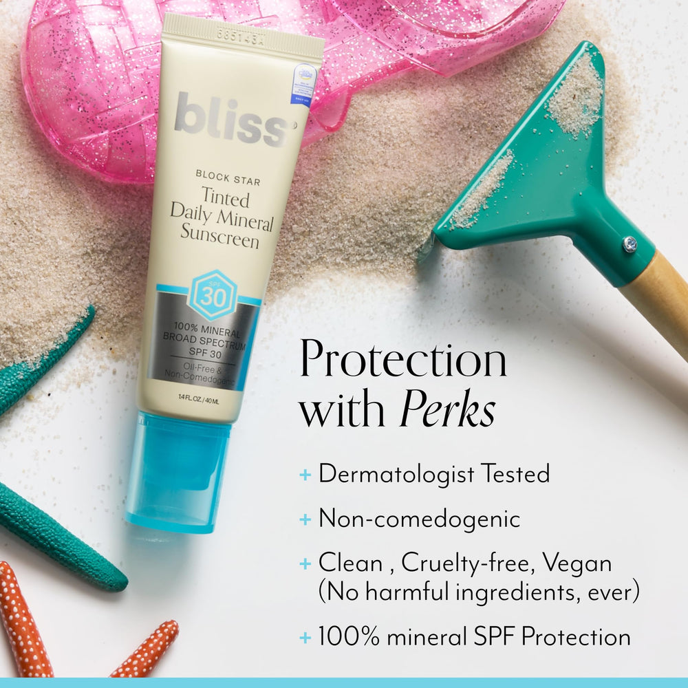 Bliss Block Star SPF 30, tono universal que se adapta a cualquier piel