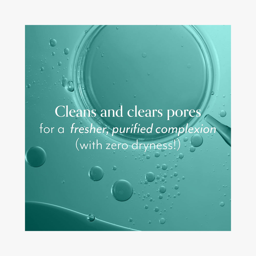 Morning skincare routine with Bliss Clear Genius for a clean start.
