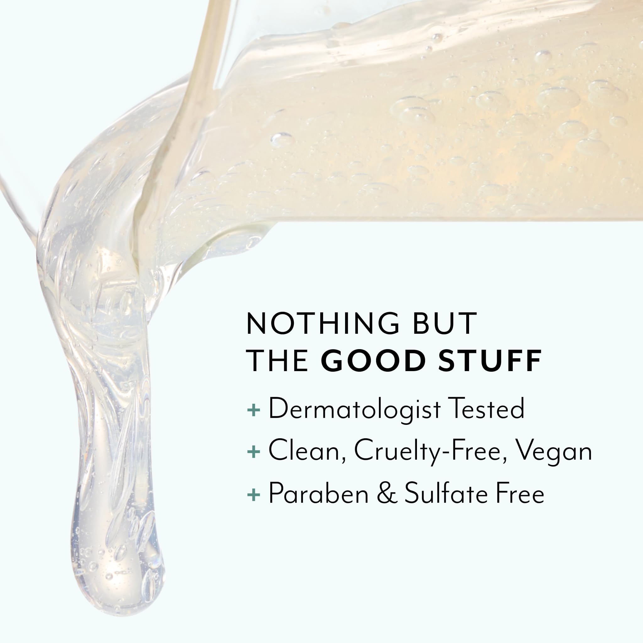Bliss Clear Genius on skin suggests a refreshed, clarified look after cleansing.