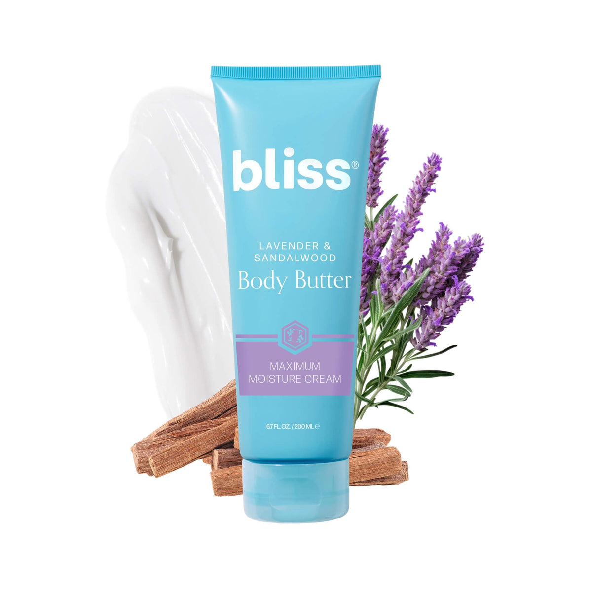 Bliss Body Butter lavanda y sandalo: fragancia relajante para piel seca