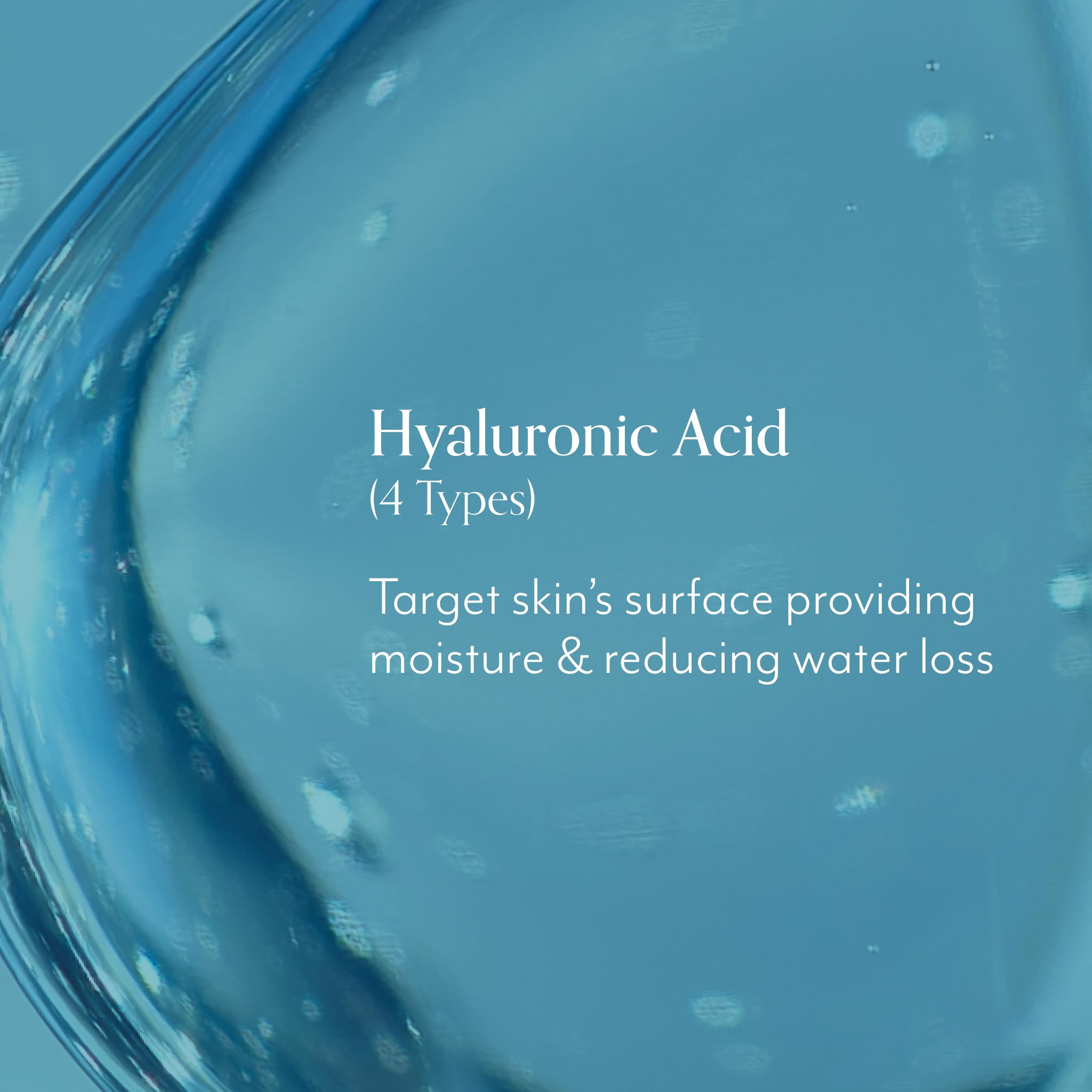 Bliss Drench & Quench texture-massage close-up illustrating cream-to-water hydration.