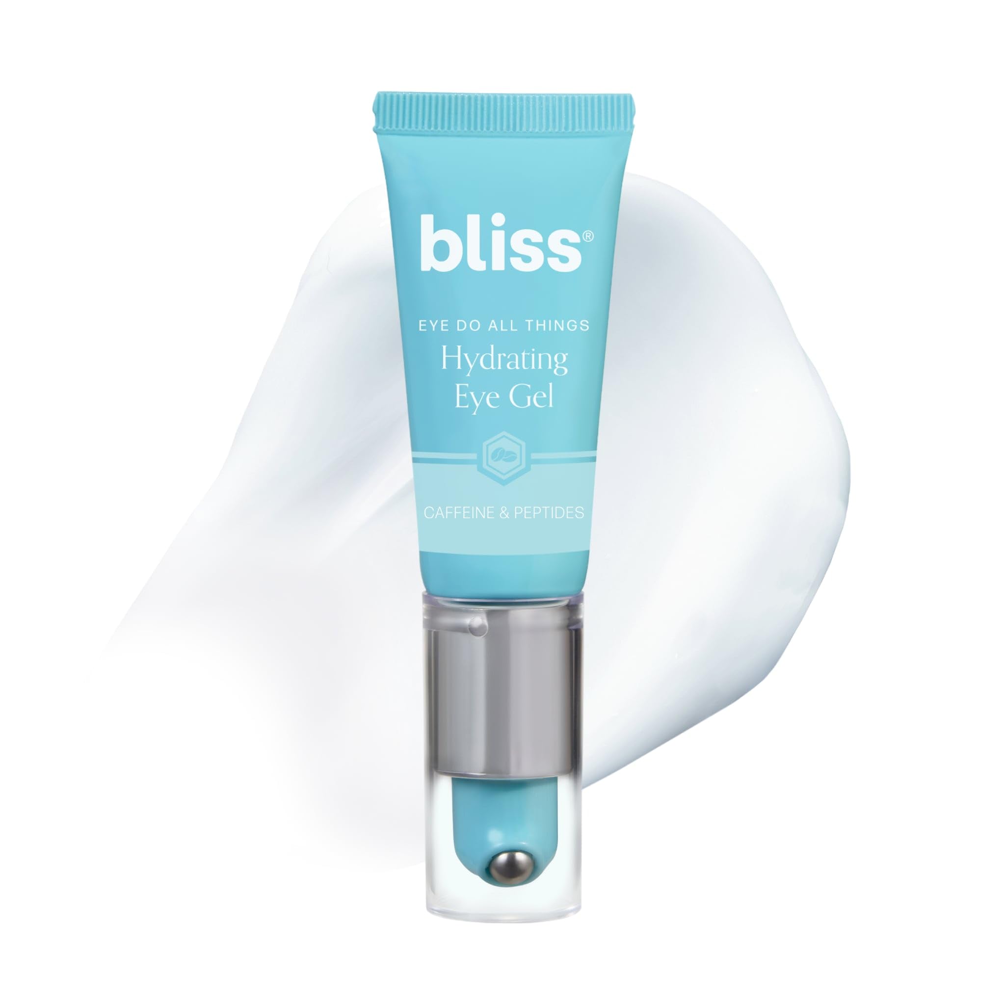 Bliss Eye Do con rodillo de acero para hidratar y deshinchar la zona de los ojos.