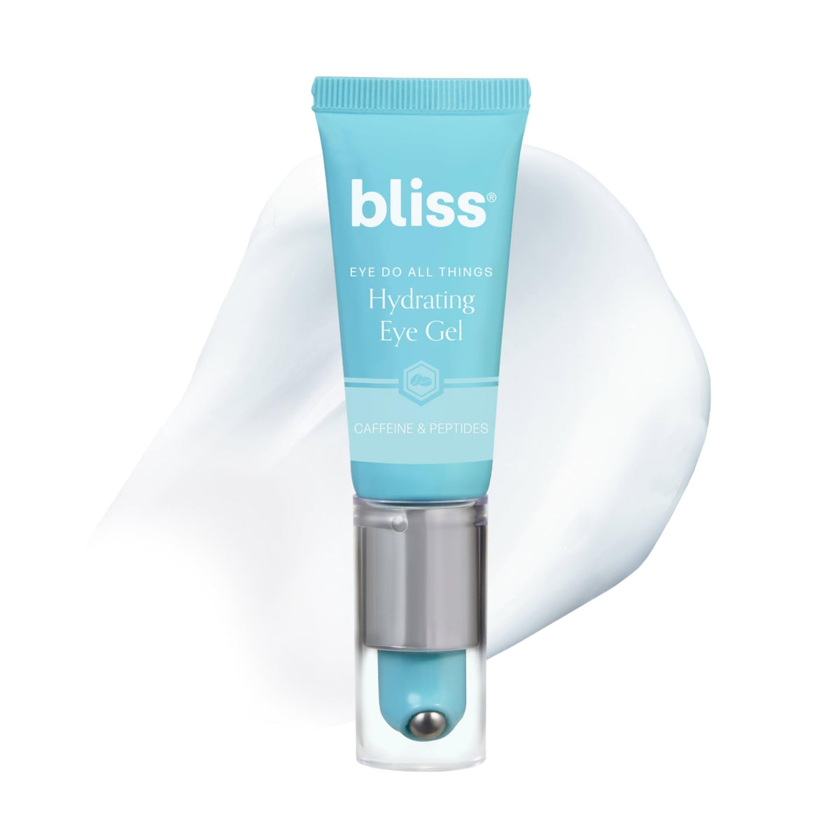 Bliss Eye Do con rodillo de acero para hidratar y deshinchar la zona de los ojos.